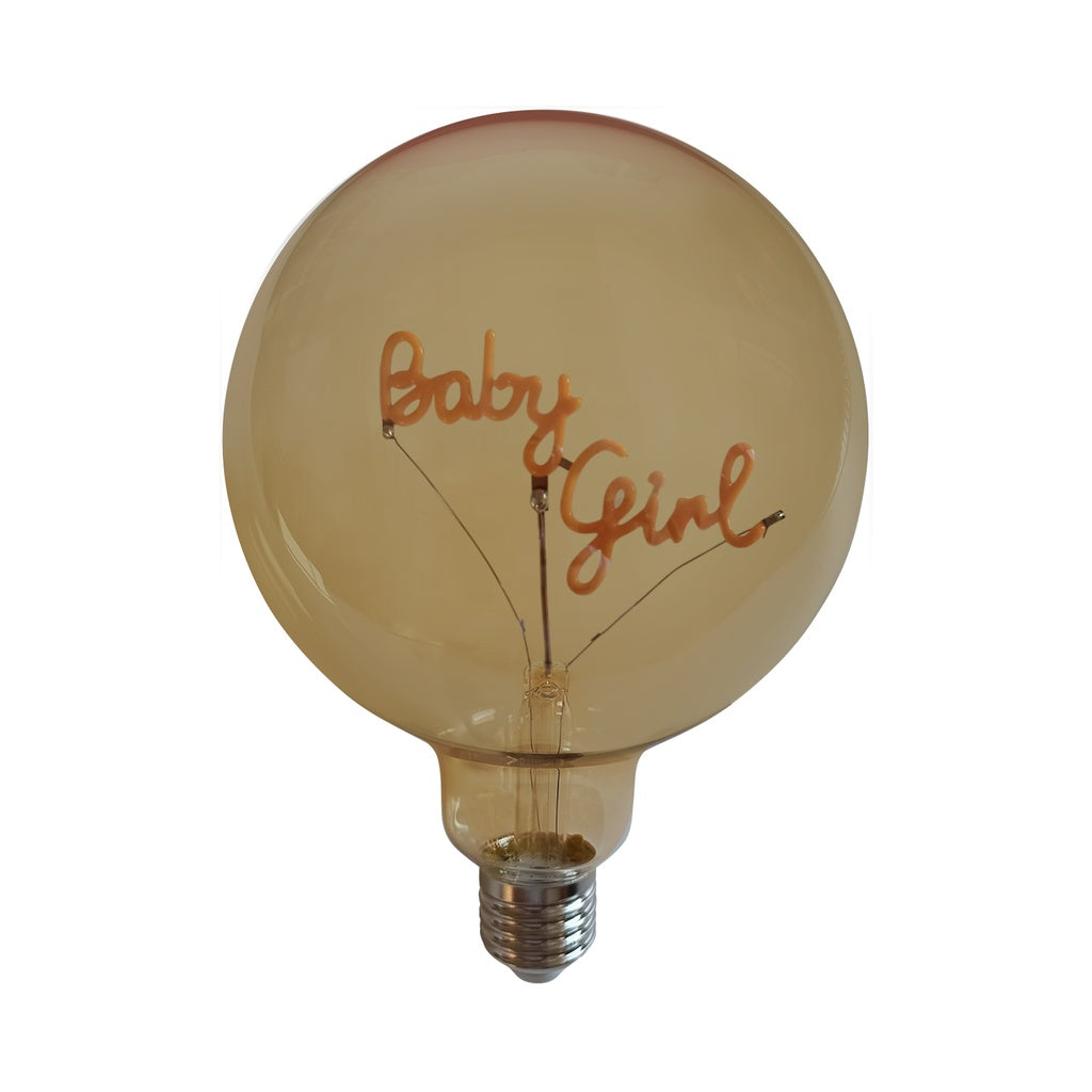 Ampoule LED mot Baby girl E27 Ambre