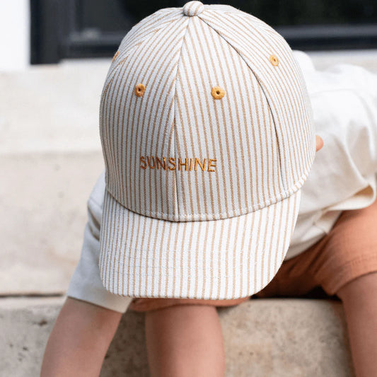 Casquette Sunshine Ocre Enfant ou Adulte