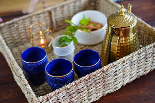 Panier carré en osier