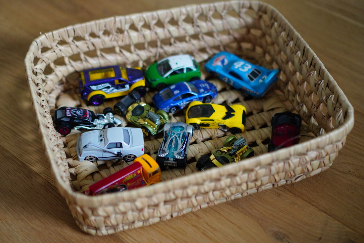 Grand panier en osier