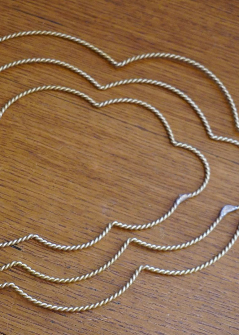 Set de 3 nuages en laiton