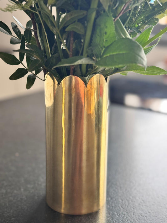 Vase en laiton