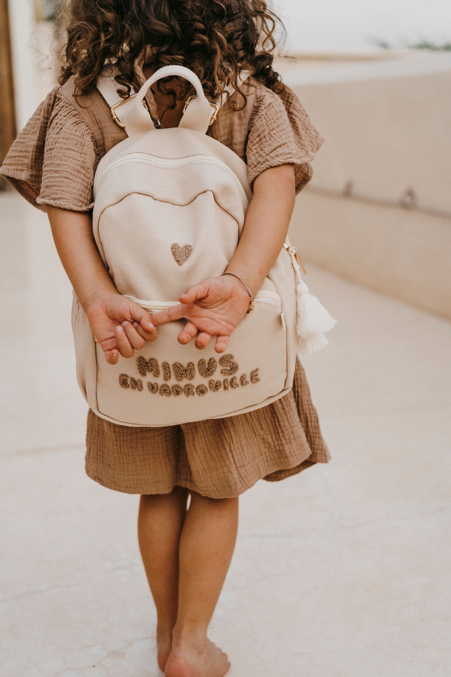 Sac à dos Minus Beige