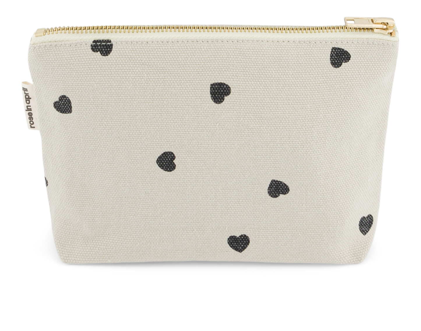 Trousse mini coeur noir