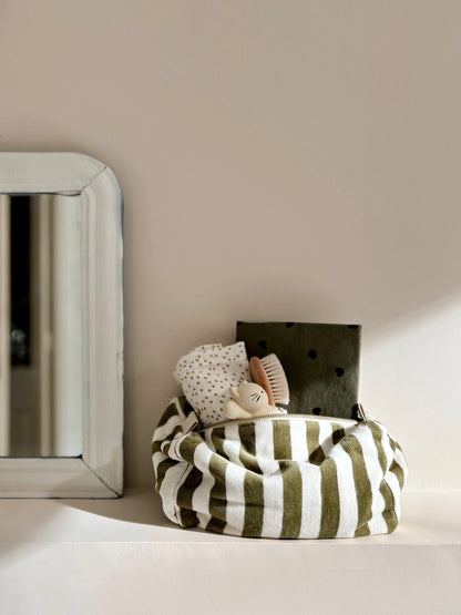 Trousse de toilette kaki